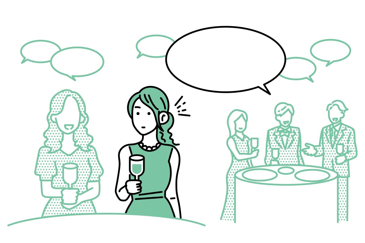 カクテルパーティー効果の図