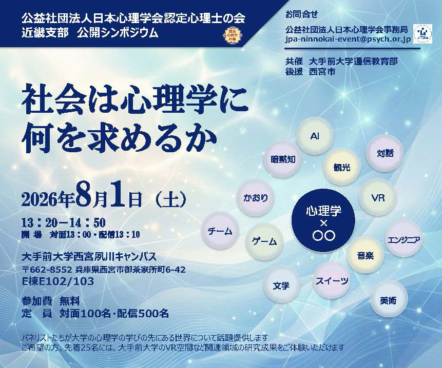 心理学会シンポジウム